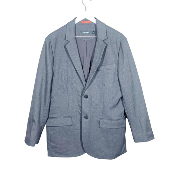 Bluffworks Gramercy 2 Button Blazer Classic Fit Jacket Gray Men's 40R Business - Picture 1 of 11